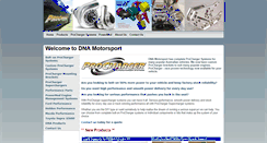 Desktop Screenshot of dnamotorsport.com